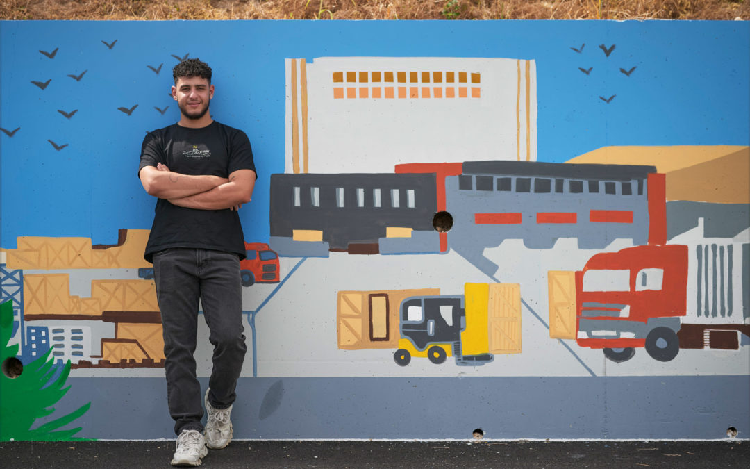 Fonciere Elmos se pare de fresques murales sur son site rue d’Athenes